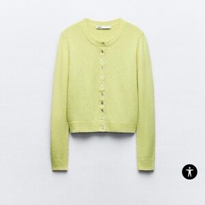 Zara yellow cardigan